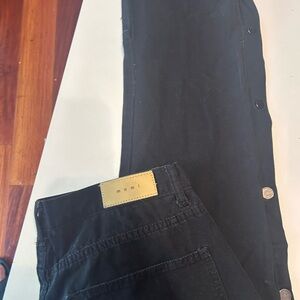Mavi Black Jeans Sleek Modern Style